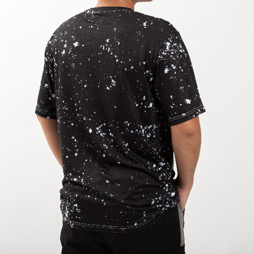 Koszulka Cotton-Like Bleached Starry Black do sublimacji