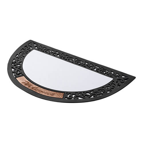 Półokrągła wycieraczka z PCV i filcu do sublimacji