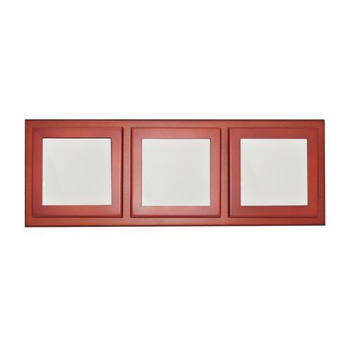 Potrójna drewniana ramka do płytek ceramicznych 11 x 11 cm Sublimacja Termotransfer