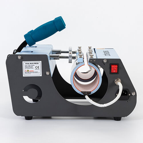 Dwustanowiskowa prasa do kubków i tumblerów - model 3 w 1