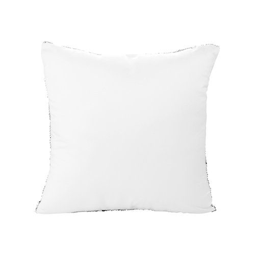 Poszewka 40 x 40 cm z cekinami do sublimacji - srebrna