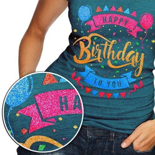 Forever Subli-Dark (No-Cut) Glitter A3 papier transferowy - 1 arkusz