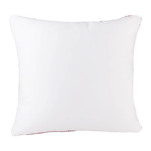 Poszewka 40 x 40 cm z dwukolorowymi cekinami do sublimacji - czerwona