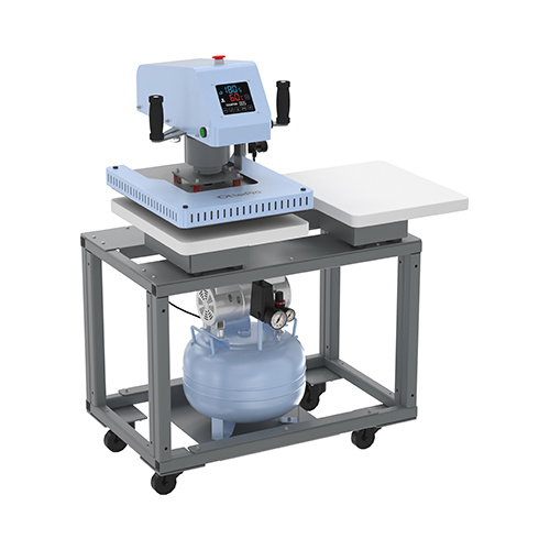 Dwustanowiskowa prasa płaska OtterPro Air Press Swing Dual 40 x 50 cm