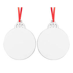 Dwustronna zawieszka z MDF-u do sublimacji - bombka