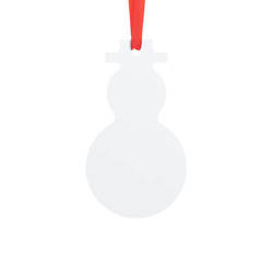 Zawieszka plastikowa do sublimacji - bałwan