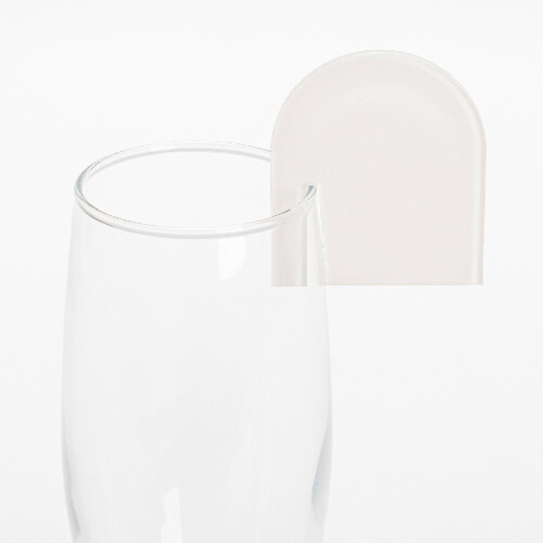 Akrylowa zawieszka na szklankę do sublimacji - łuk