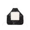 Fartuch lniany Bleached Starry Black do sublimacji