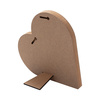 Ramka na zdjęcie - serce z MDF-u do sublimacji - 20,3 x 20,3 cm