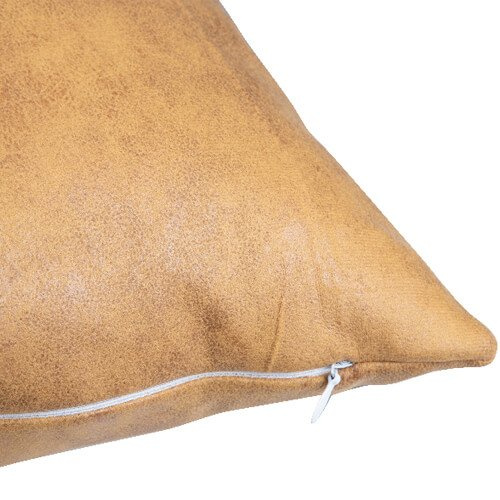 Poszewka skórzana 40 x 40 cm do sublimacji - żółta