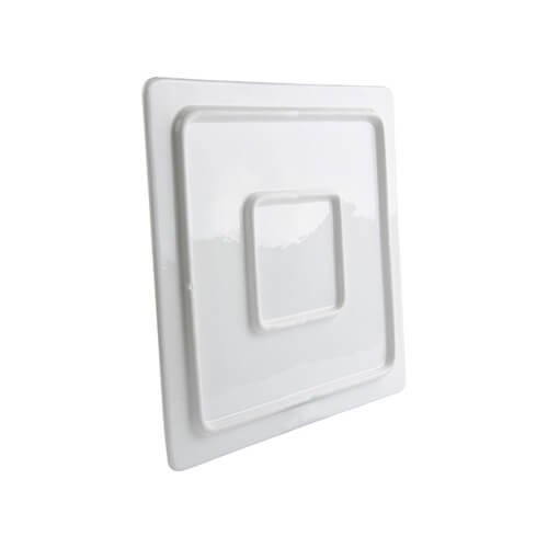 Płaski kwadratowy talerz 22,5 x 22,5 cm do sublimacji