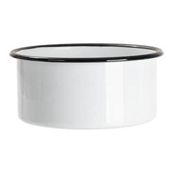 Miska emaliowana dla psa do sublimacji - biała