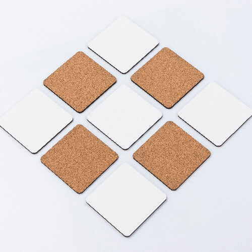 Kwadratowa podkładka pod kubek z MDF-u 9 x 9 cm do sublimacji