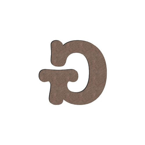 Litera dekoracyjna z MDF-u do sublimacji 10 cm G
