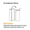 Grzałka do tumblerów 900 ml do prasy CE-MP270H / 4 piny