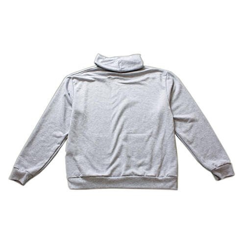 Szara bluza z kapturem Vapor do sublimacji