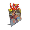Foto ramka pozioma MDF 22 x 20 cm - Love - Sublimacja Termotransfer
