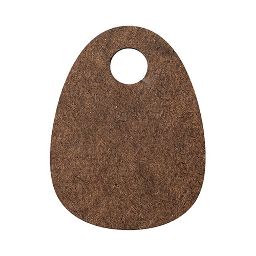 Plakietka imienna z płyty pilśniowej do kubka 480 / 600 / 540 / 750 ml do sublimacji - jajko