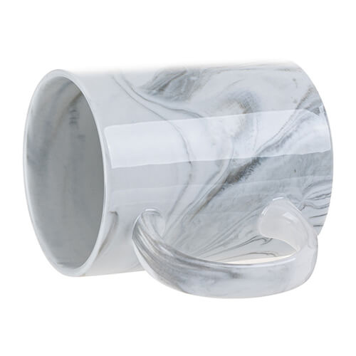 Kubek 330 ml do sublimacji - szary marmur