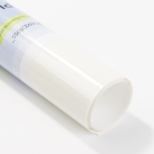 Luminescencyjna folia flex - biała świecąca na zielono