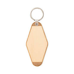 Dwustronny brelok ze sklejki do sublimacji - Retro Motel