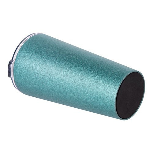 Tumbler termiczny 480 ml ze stali nierdzewnej do sublimacji - niebieski brokat