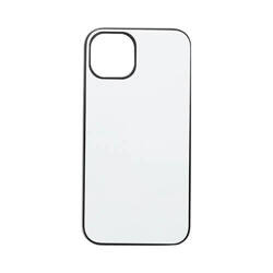 iPhone 15 etui czarne plastikowe do sublimacji