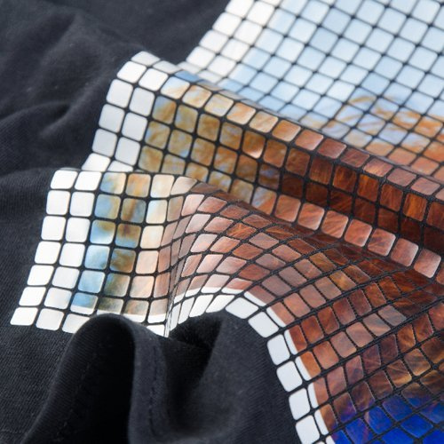 Folia metaliczna - cekin kwadratowy 24 x 100 cm