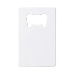 Otwieracz do butelek 5,3 x 8,5 cm do sublimacji - biały