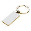 Dwustronny brelok do kluczy 2,2 x 5,1 cm do sublimacji - złoty