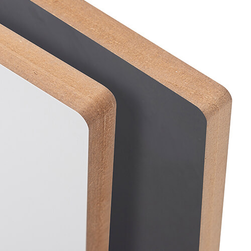 Płyta pilśniowa do sublimacji 20 x 20 x 1,5 cm - 2 szt. - czarny tył