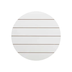 Okrągła ramka na zdjęcie z MDF-u, w paski, Ø 25,4 cm