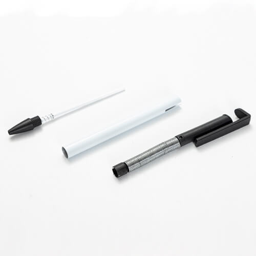 Długopis z uchwytem na smartphone do sublimacji - biały korpus