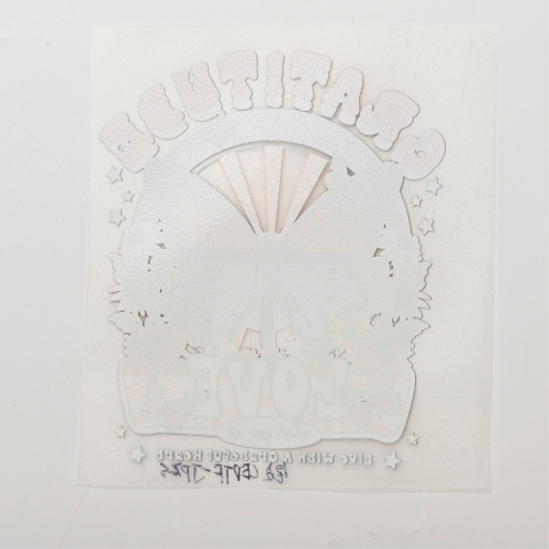 Folia brokatowa do druku OtterPro DTF A3 - 50 arkuszy - Silver