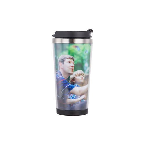 Tumbler 350 ml ze stali nierdzewnej z wkładką fotograficzną