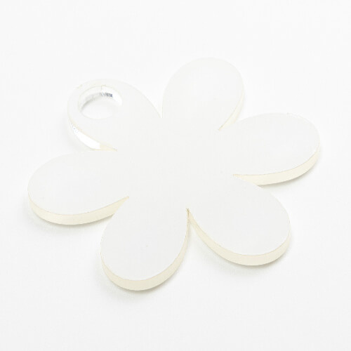 Akrylowa plakietka imienna do kubka 1200 ml do sublimacji - kwiatek