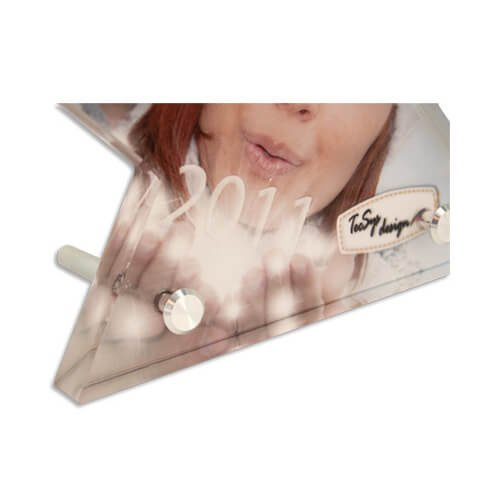 Statuetka z akrylu SERCE 15,5 x 15 cm do sublimacji