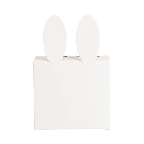 Opakowanie ozdobne z uszami króliczka do sublimacji - 9 x 9 x 13 cm