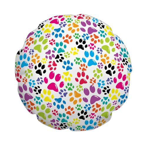 Poszewka z poliestru Ø 60 cm do sublimacji - Psy