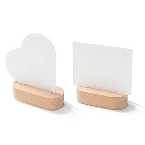 Podstawa lampy LED - owalna 14,5 cm - ciepłe światło