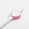 Silikonowa nakładka na słomkę Ø 0,8 / 1 cm do sublimacji - różowe serce