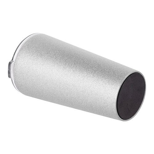 Tumbler termiczny 480 ml ze stali nierdzewnej do sublimacji - srebrny brokat