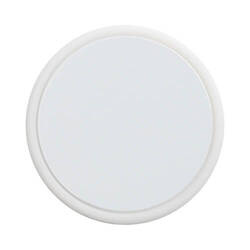 Silikonowa nakładka na słomkę Ø 0,8 / 1 cm do sublimacji - białe kółko