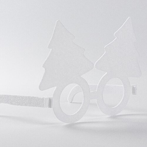 Okulary z filcu do sublimacji - choinka