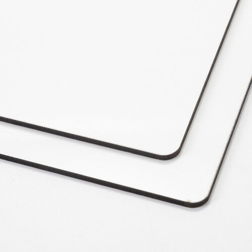 Płyta pilśniowa do sublimacji 20 x 20 x 0,3 cm - 2 szt. - jasnobrązowy tył