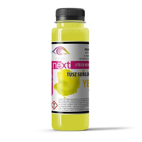 100 ml J-Teck J-Next YELLOW Sublimacja Temotransfer