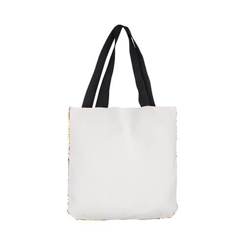 Torba ze złotymi cekinami 35 x 38 cm do sublimacji