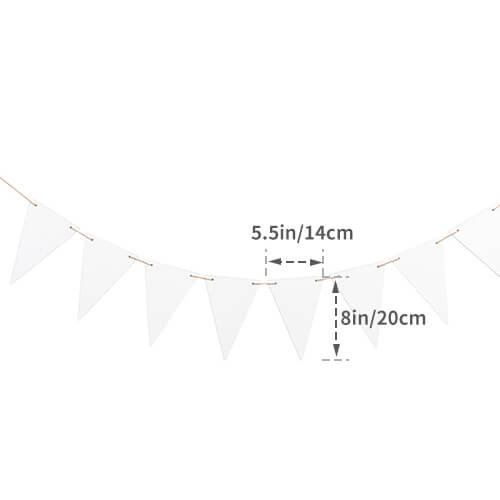 Dekoracja ścienna z MDF-u do sublimacji - 8 trójkątów