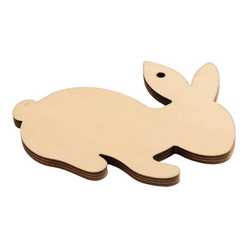 Zawieszka ze sklejki do sublimacji - Króliczek