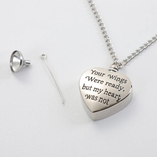 Naszyjnik w kształcie serca do sublimacji